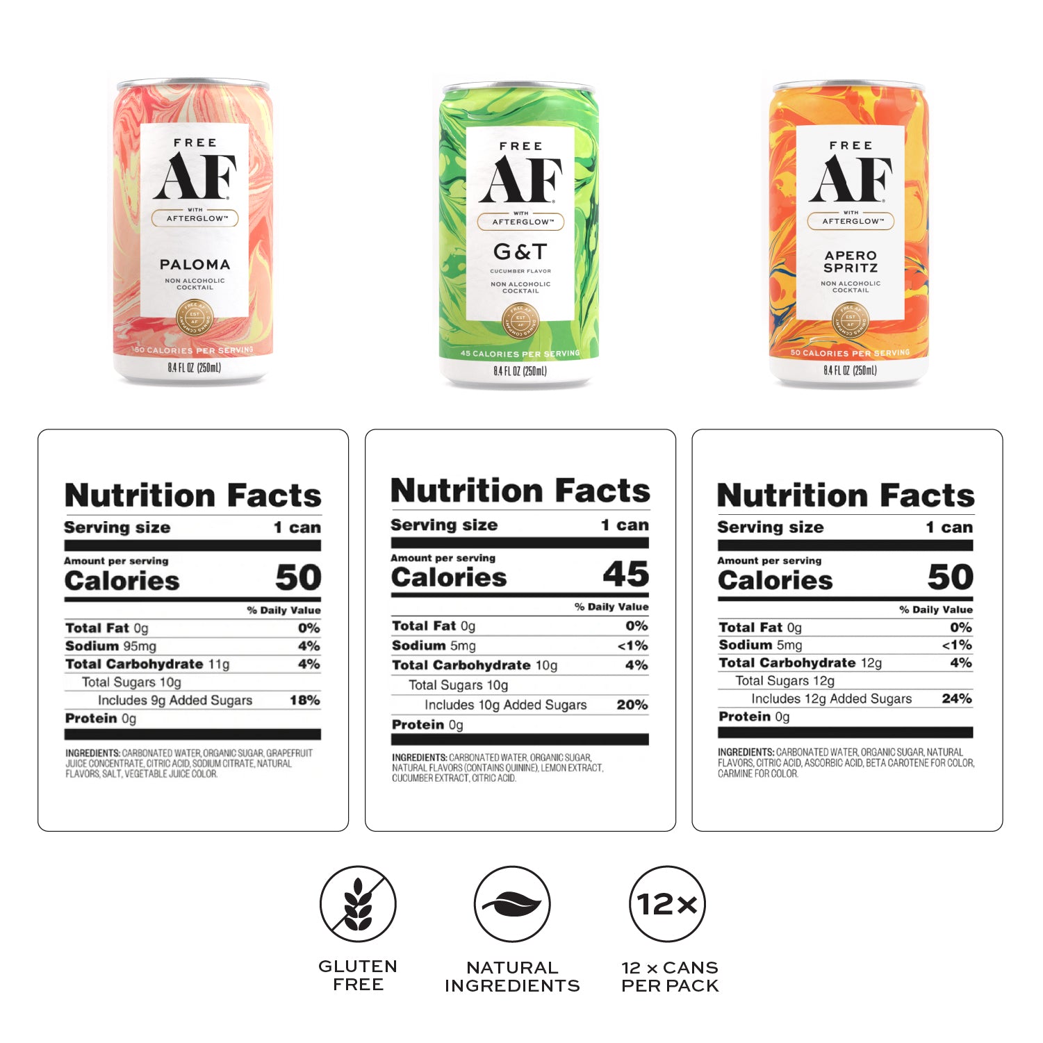 FREE AF VARIETY PACK (12 Pack)
